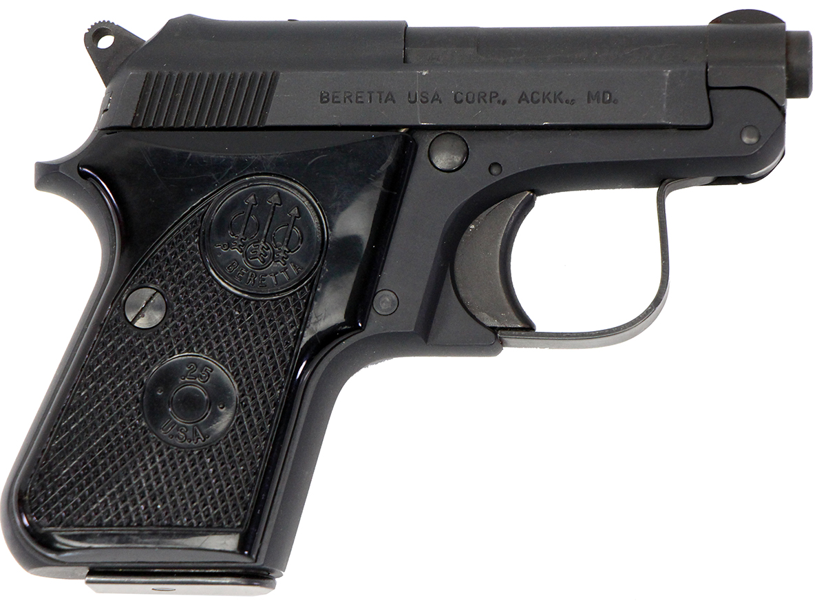 Beretta Model 950BS 25 ACP Pistol Used in Good Condition with Box