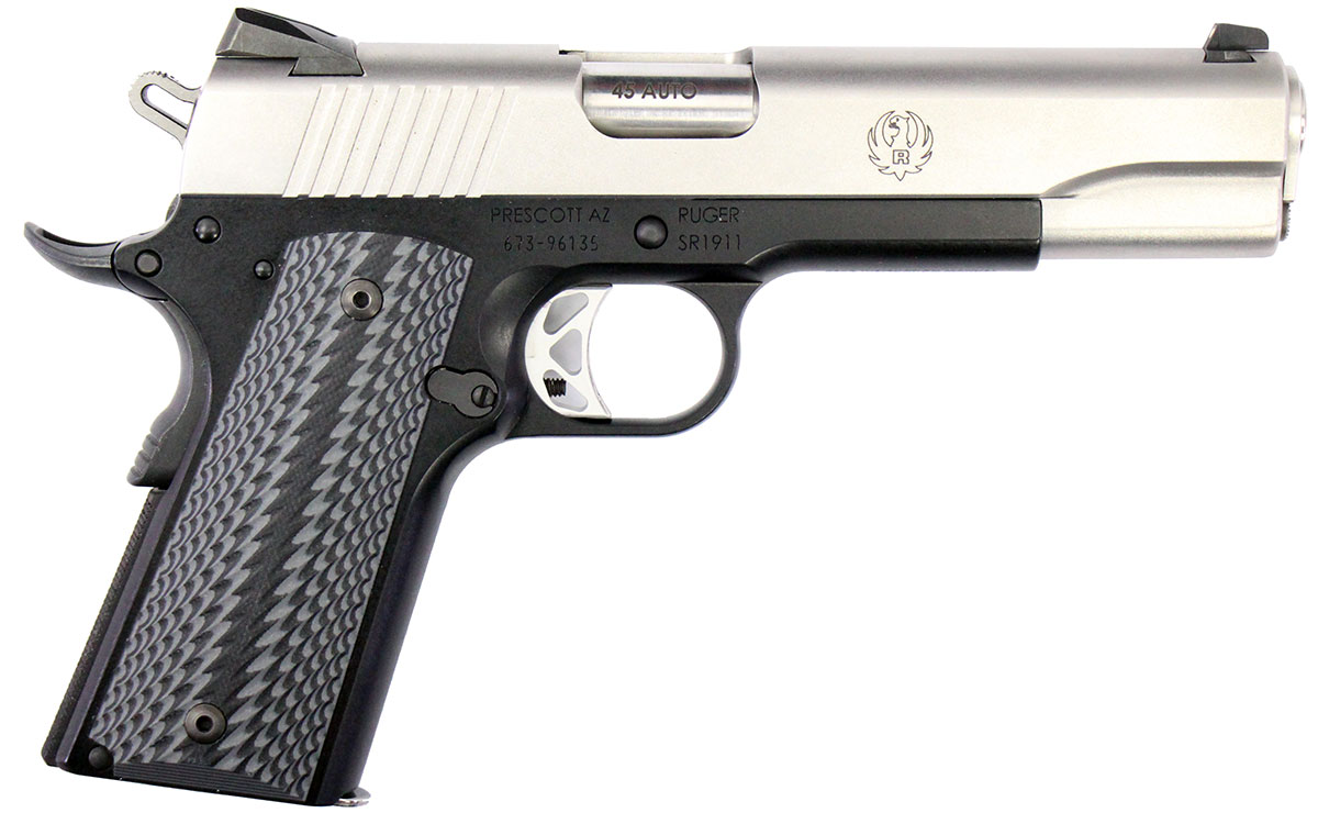 Ruger SR1911 Stainless 45 ACP Pistol Used in Good Condition with Box