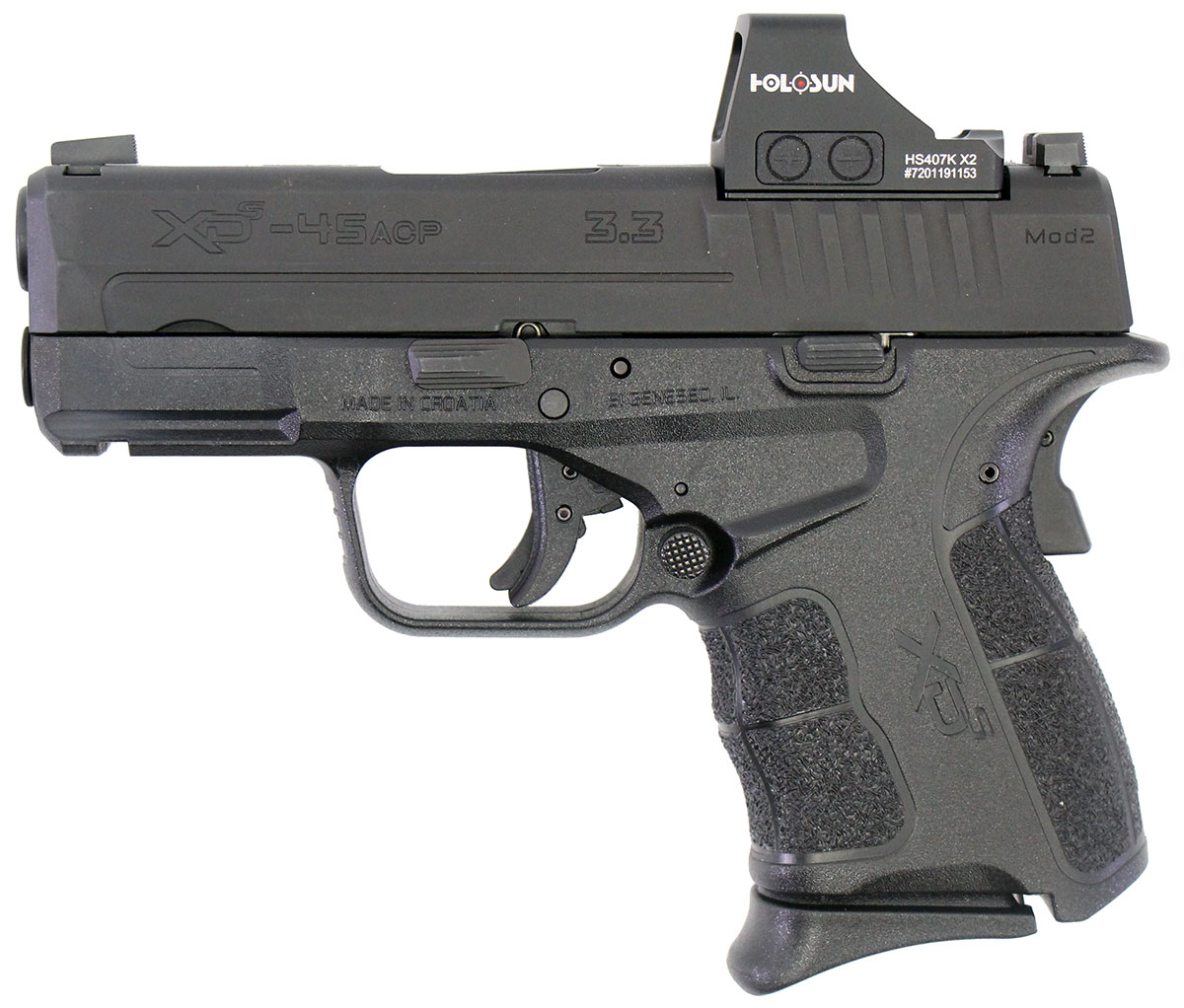 Springfield Armory XDS 45 Mod.2 45 ACP Pistol - Used in Good Condition with Box *Holosun 407K Red Dot* Springfield Armory XDS 45 Mod.2 45 ACP Pistol - Used in Good Condition with Box *Holosun 407K Red Dot*