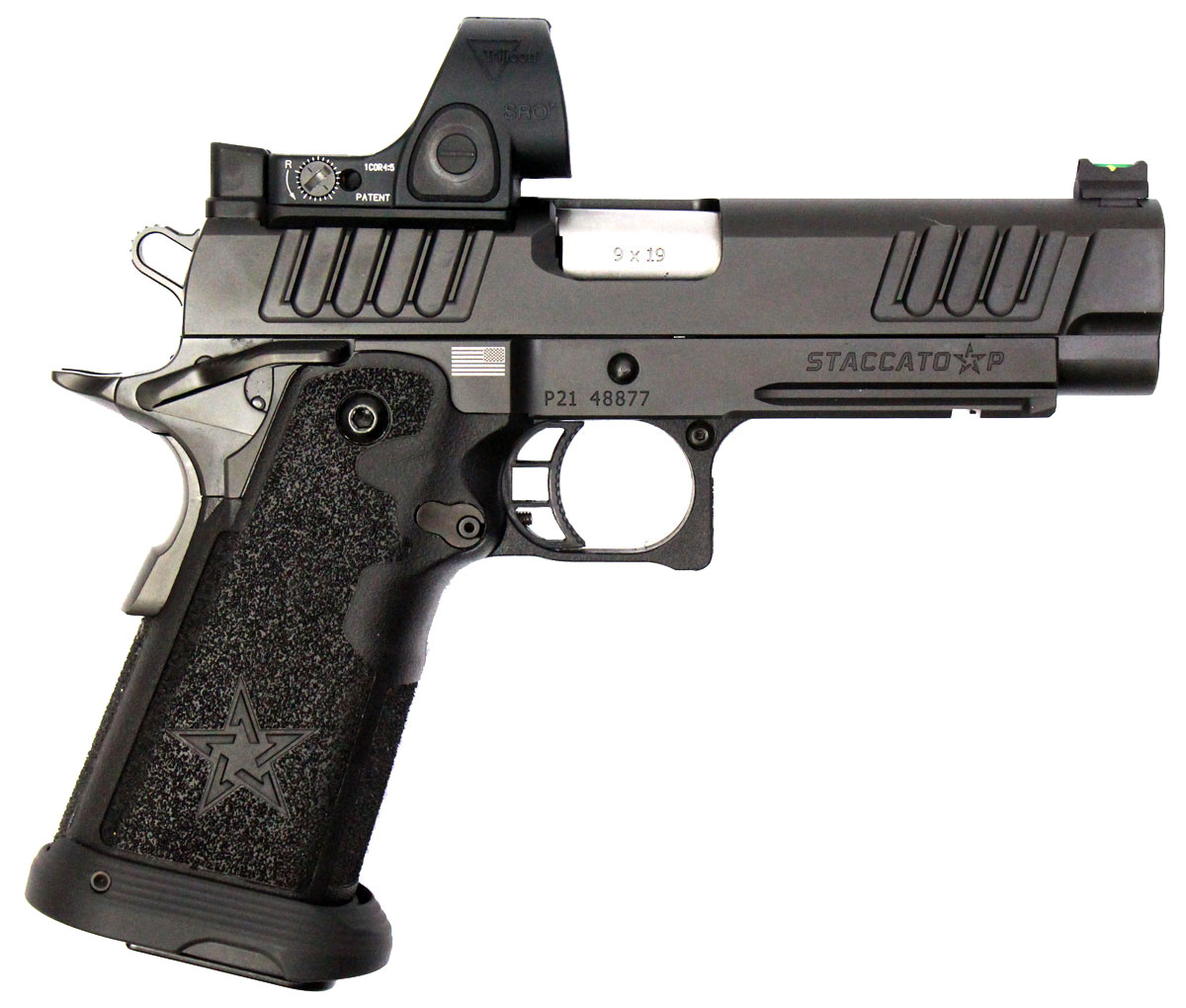 Staccato P 2011 9mm Pistol - Used in Good Condition with Case *Trijicon SRO Red Dot* Staccato P 2011 9mm Pistol - Used in Good Condition with Case *Trijicon SRO Red Dot*