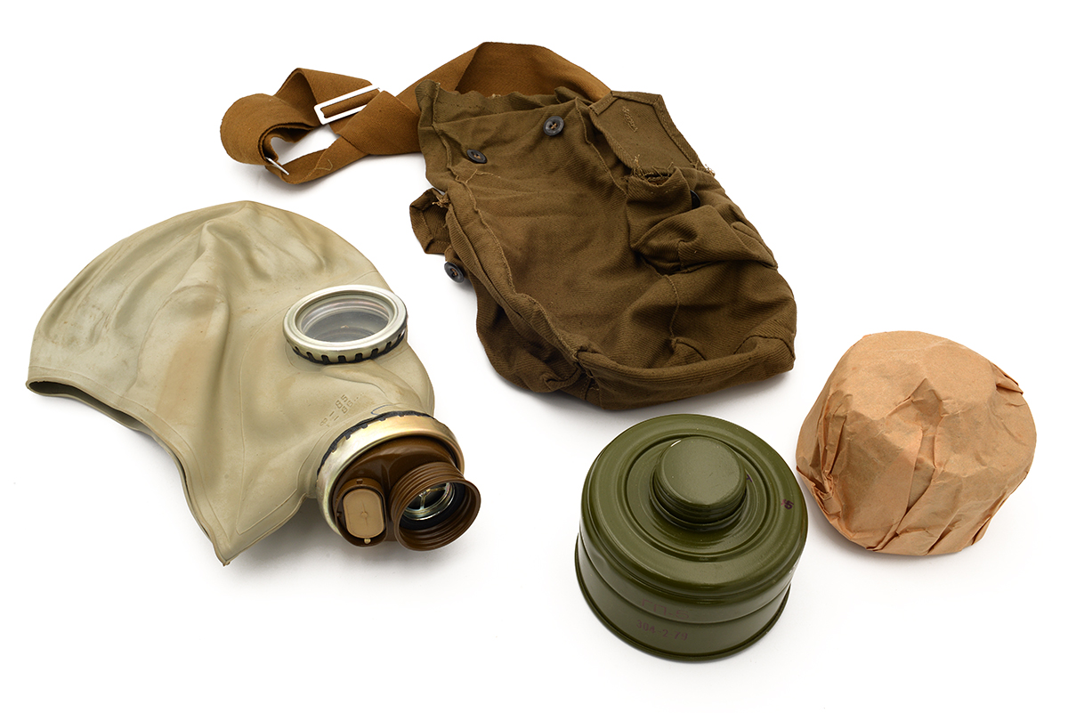 Russian Soviet Era GP-5 Gas Mask With Carry Bag And Filter - Surplus Militaria Russian Soviet Era GP-5 Gas Mask With Carry Bag And Filter - Surplus Militaria