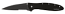 Kershaw 1660ST Leek Assisted Flipper Folding Knife, Serrated - Black