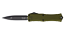 Microtech Hera II Mini D/E Standard OTF Knife - OD Green/Black