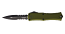 Microtech Hera II Mini D/E Standard OTF Knife - OD Green/Black