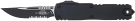 Microtech UTX-85 GEN IV S/E Tactical Partially Serrated OTF Knife Stonewash - Black Microtech UTX-85 GEN IV S/E Tactical Partially Serrated OTF Knife Stonewash - Black