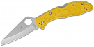 Spyderco C88PYL2 Salt 2 Plain Edge Folding Knife Yellow FRN