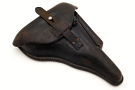 German Original WW2 P.08 Luger Hardshell Police Holster By A. Fischer - Collectible Holster *1942*