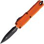 Microtech UTX-85 GEN IV D/E Standard OTF Knife Stonewash - Orange
