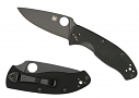 Spyderco Tenacious G-10 Black Blade Folding Knife