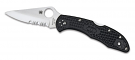 Spyderco Delica 4 Combo Blade Folding Knife Spyderco Delica 4 Combo Blade Folding Knife
