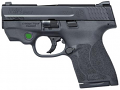 Smith & Wesson M&P Shield M2.0 9mm Pistol with Green Crimson Trace Integrated Laser - Law Enforcement, First Responders & Military Smith & Wesson M&P Shield M2.0 9mm Pistol with Green Crimson Trace Integrated Laser - Law Enforcement, First Responders & Military