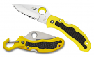 Spyderco C26SYL Snap-It Salt Yellow Serrated Edge Folding Knife