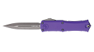 Microtech Hera II Mini D/E Stonewash Apocalyptic OTF Knife - Purple Microtech Hera II Mini D/E Stonewash Apocalyptic OTF Knife - Purple