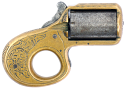 James Reid "My Friend" Knuckle Duster 22 Caliber Pepperbox - Collectible *Antique*