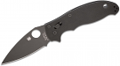 Spyderco C101GPBBK2 Manix 2 G10 Black DLC Plain Edge Folding Knife Spyderco C101GPBBK2 Manix 2 G10 Black DLC Plain Edge Folding Knife