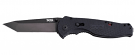SOG Flash II Black Folding Knife Plain Edge Tanto SOG Flash II Black Folding Knife Plain Edge Tanto