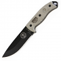 ESEE 5 Plain Edge Black Fixed Blade Knife ESEE 5 Plain Edge Black Fixed Blade Knife