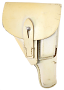 Post-WW2 German Walther PP White Leather Parade Holster