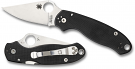 Spyderco C223GP Paramilitary 3 Compression Lock Folding Knife - Black G10 Spyderco C223GP Paramilitary 3 Compression Lock Folding Knife - Black G10