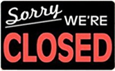 Sorry, we're closed