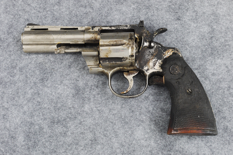 Fire Damaged Colt Python