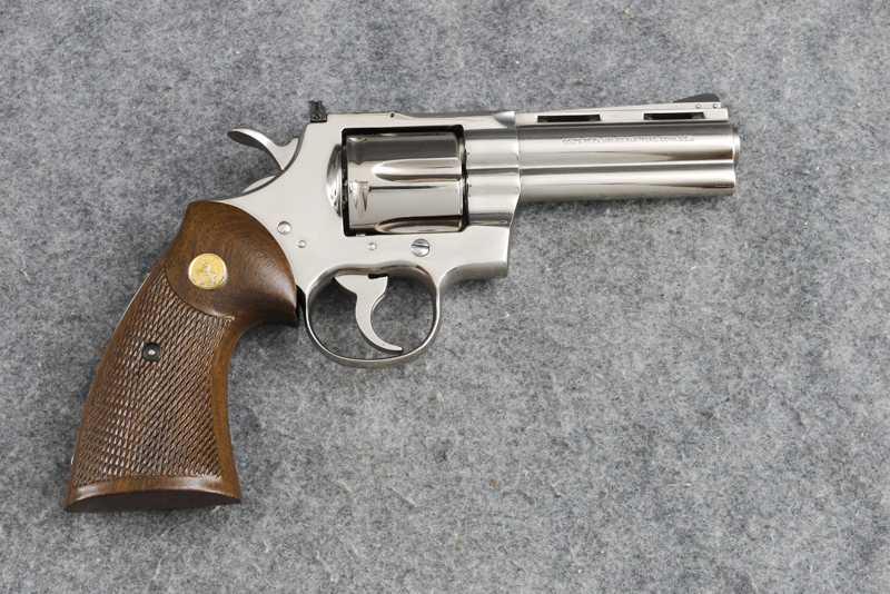 Fire Damaged Colt Python after Restoration