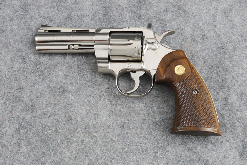 Fire Damaged Colt Python after Restoration