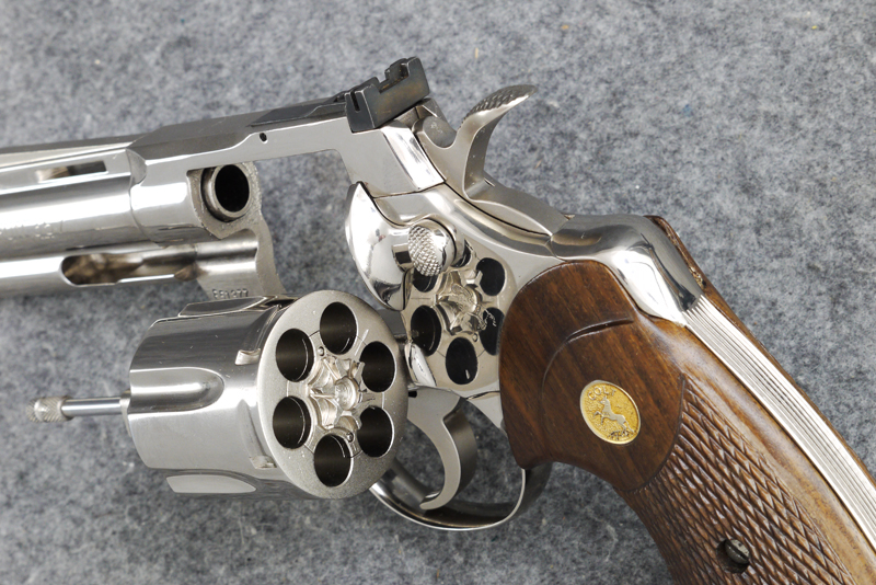 Fire Damaged Colt Python after Restoration