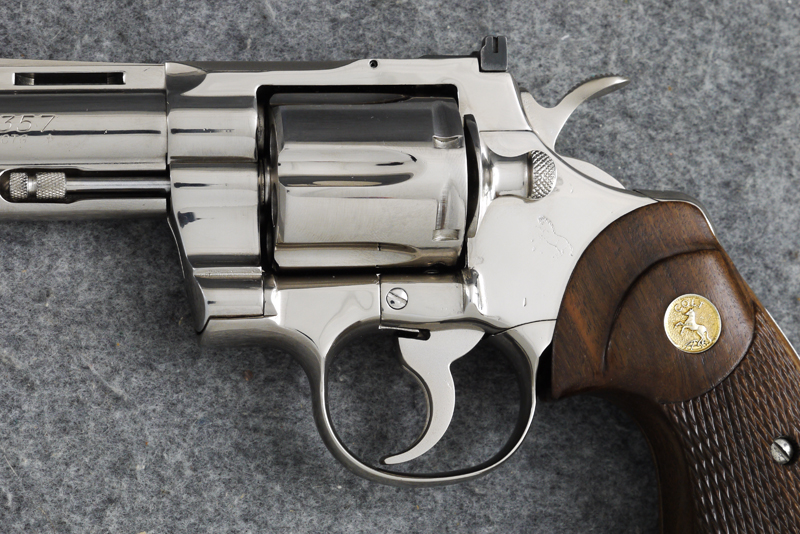 Fire Damaged Colt Python after Restoration