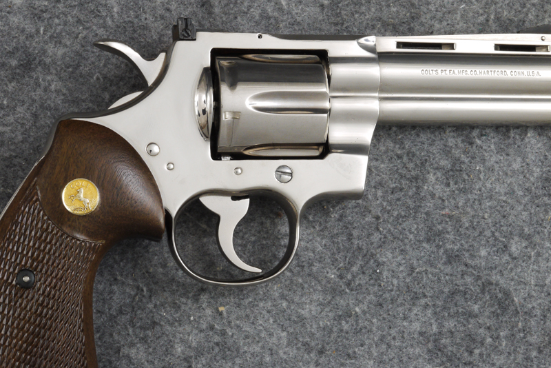 Fire Damaged Colt Python after Restoration