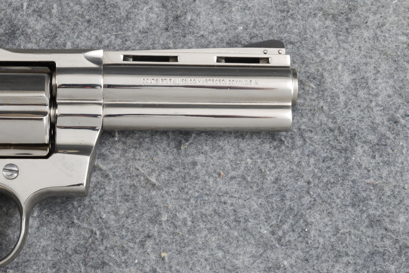 Fire Damaged Colt Python after Restoration