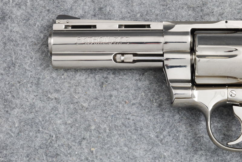 Fire Damaged Colt Python after Restoration